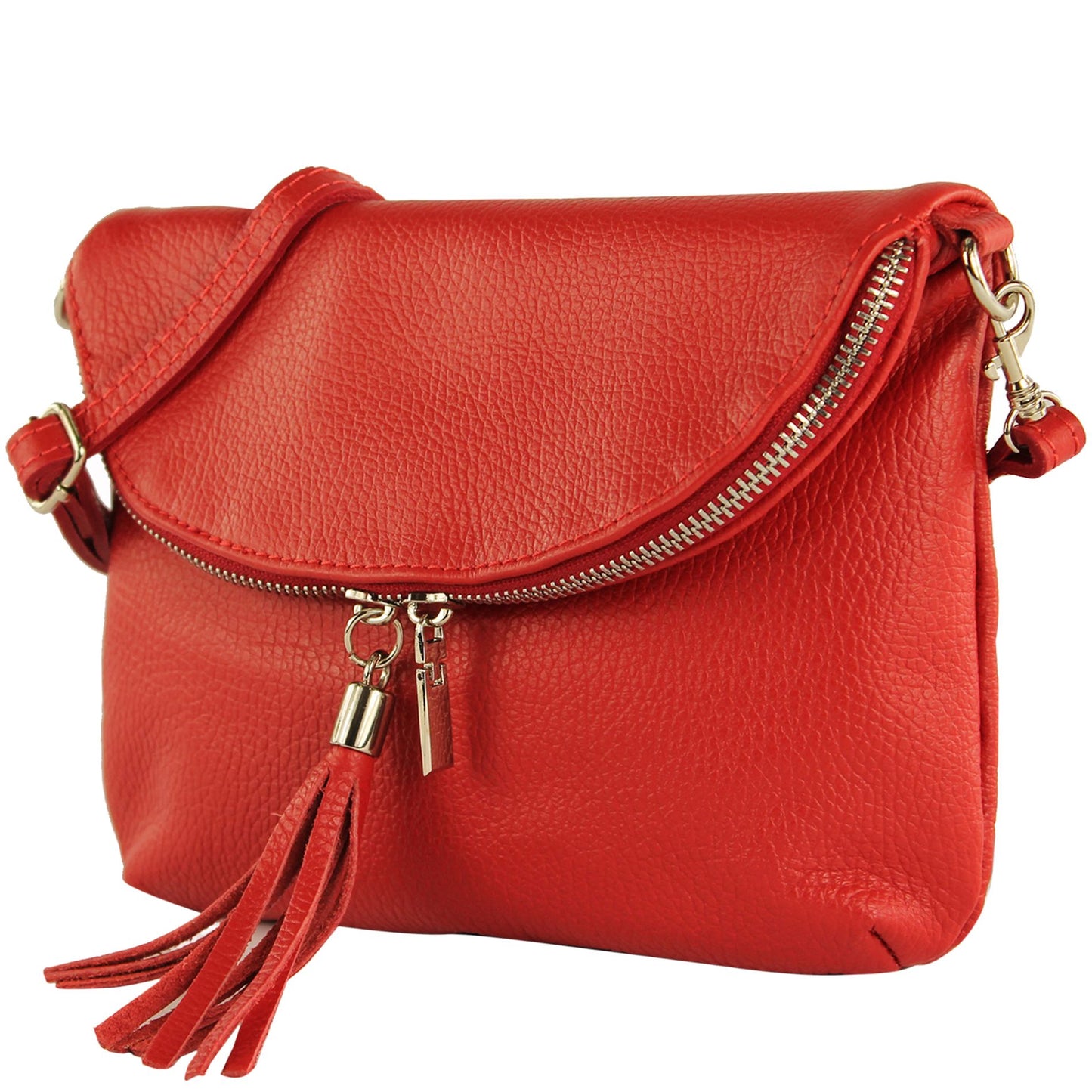 modamoda de T07LEDER Damen Leder kleine Umhängetasche Abendtasche handmade in Italy