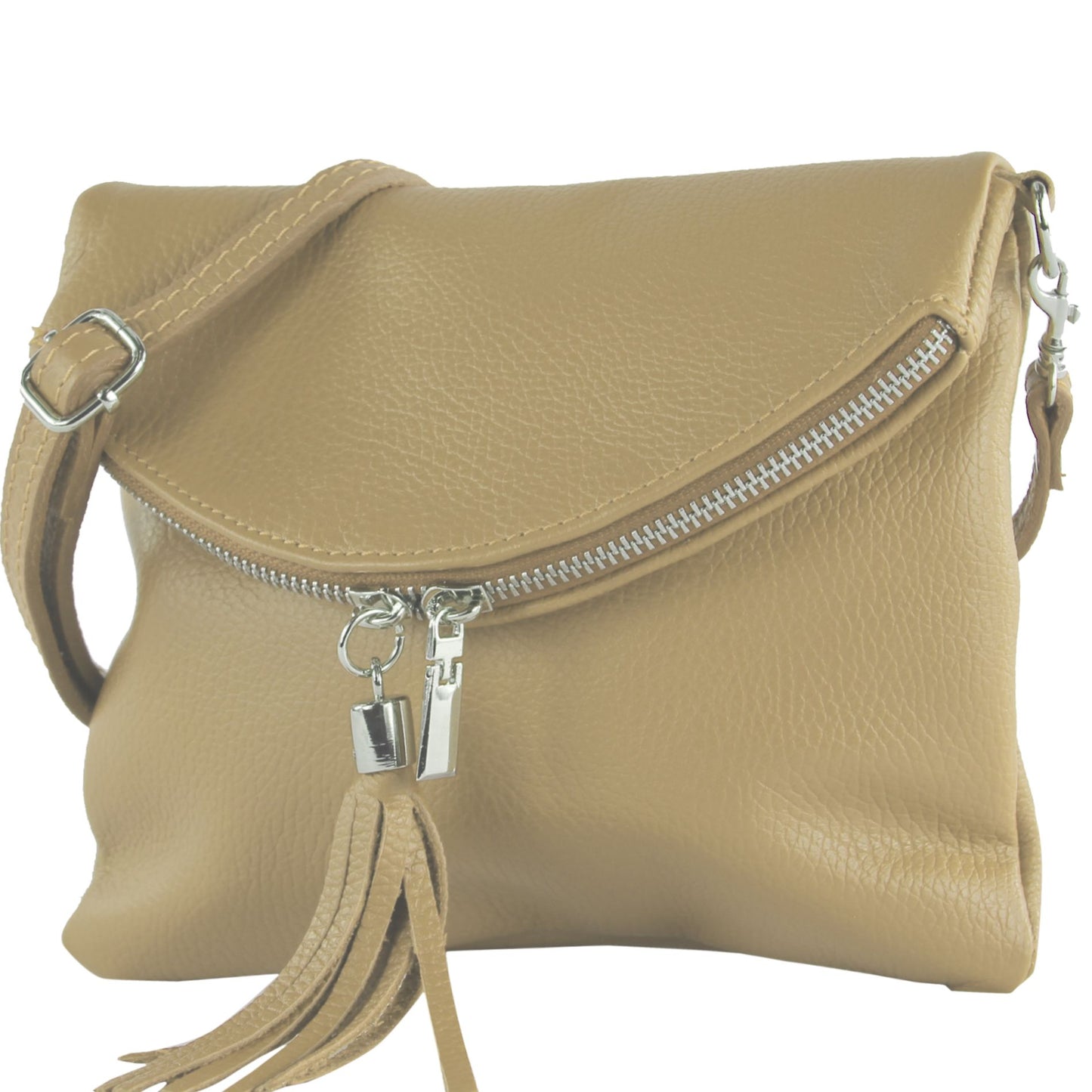 modamoda de T139 LEDER Damen Leder Umhängetasche Abendtasche Klein handmade in Italy