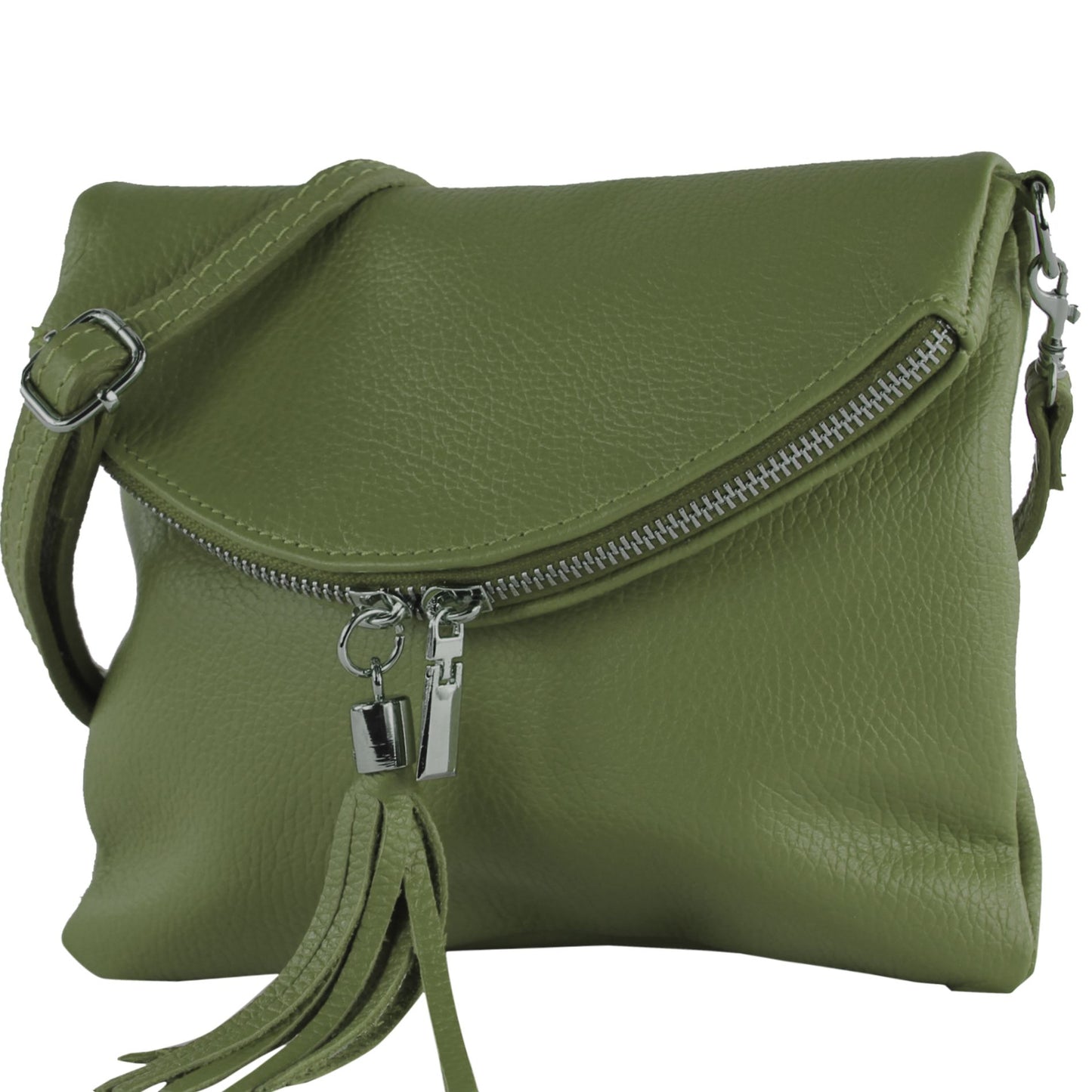 modamoda de T139 LEDER Damen Leder Umhängetasche Abendtasche Klein handmade in Italy