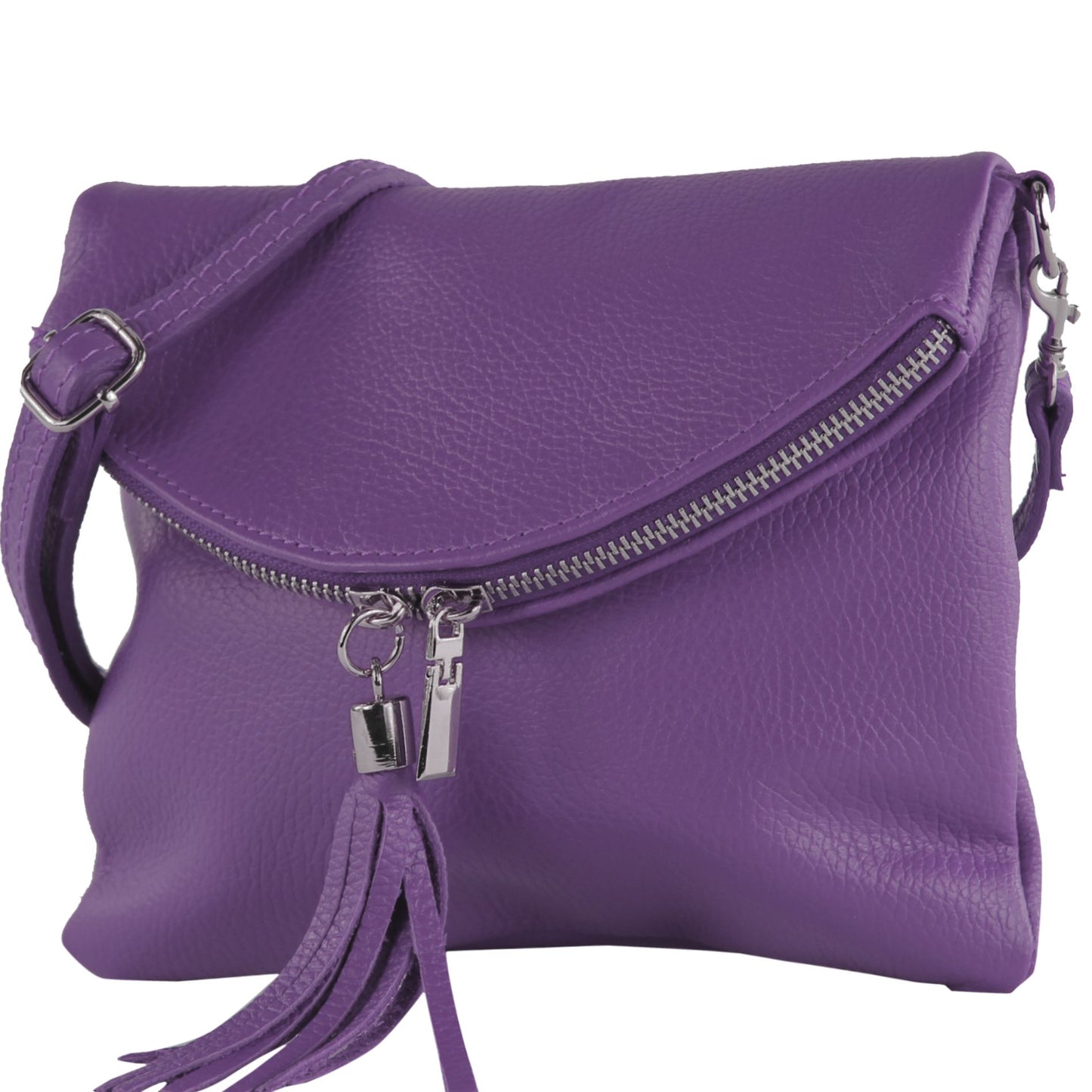modamoda de T139 LEDER Damen Leder Umhängetasche Abendtasche Klein handmade in Italy