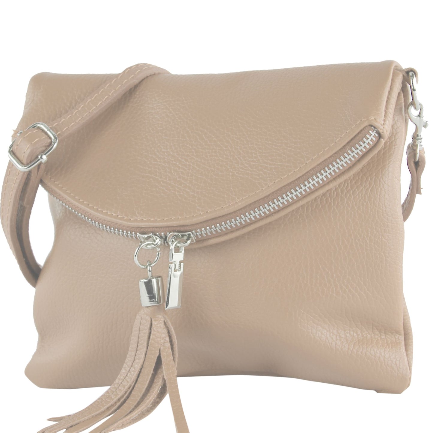 modamoda de T139 LEDER Damen Leder Umhängetasche Abendtasche Klein handmade in Italy
