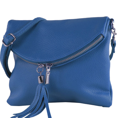 modamoda de T139 LEDER Damen Leder Umhängetasche Abendtasche Klein handmade in Italy