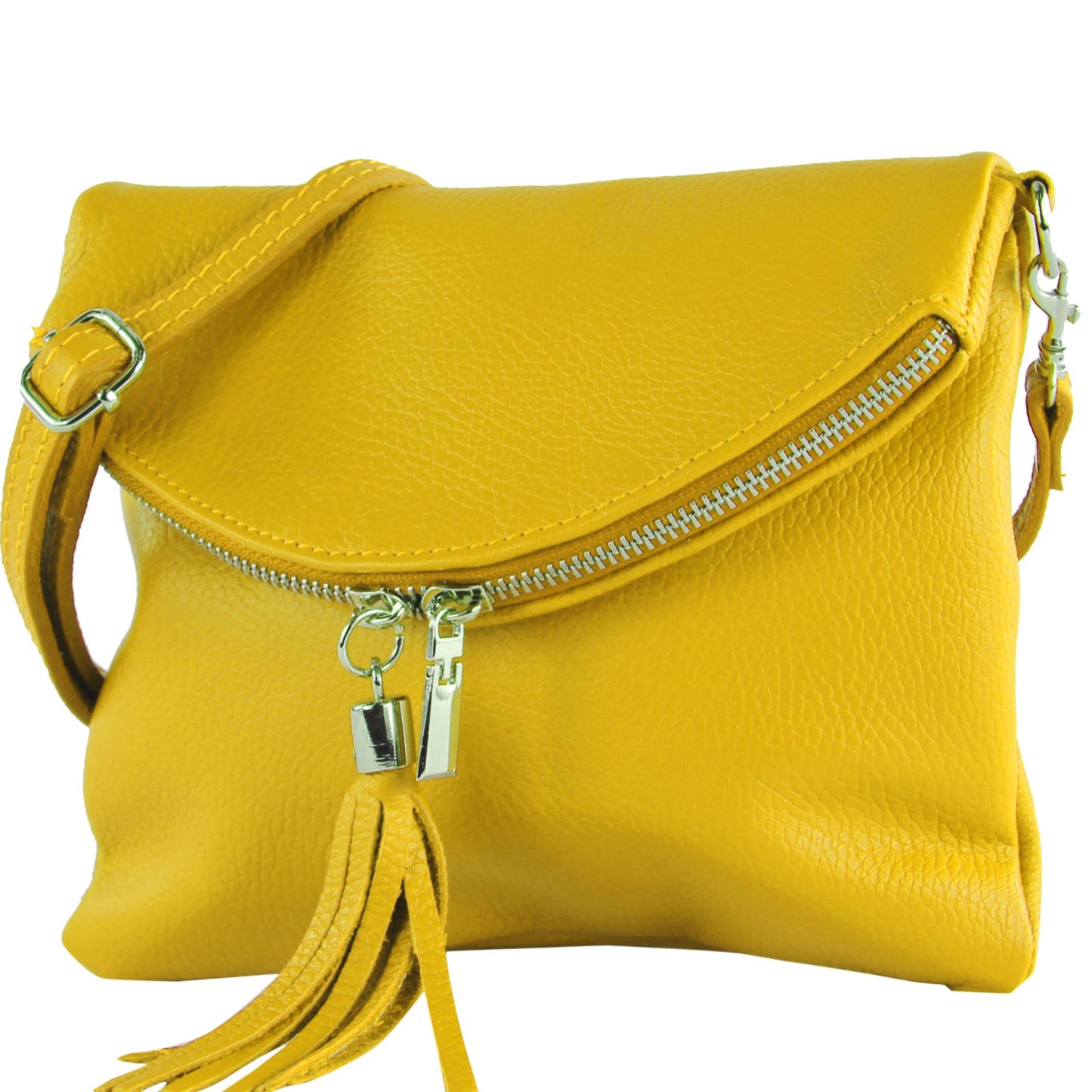 modamoda de T139 LEDER Damen Leder Umhängetasche Abendtasche Klein handmade in Italy