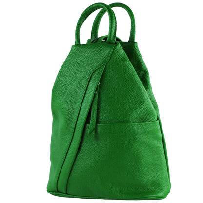 modamoda de - T180 - Damen Rucksack Tasche aus ital. Leder