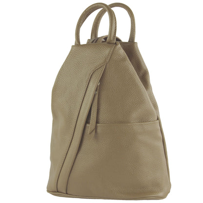 modamoda de - T180 - Damen Rucksack Tasche aus ital. Leder
