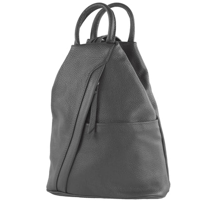 modamoda de - T180 - Damen Rucksack Tasche aus ital. Leder