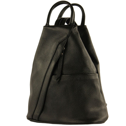 modamoda de - T180 - Damen Rucksack Tasche aus ital. Leder