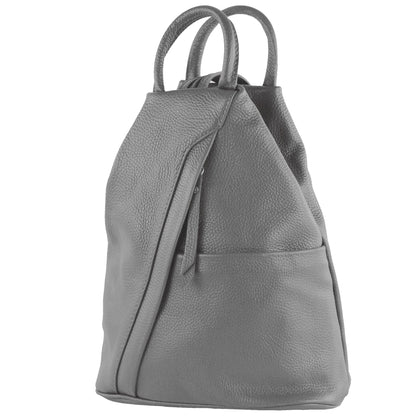 modamoda de - T180 - Damen Rucksack Tasche aus ital. Leder