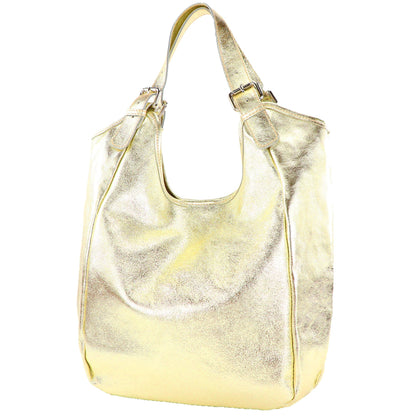 modamoda de T227  Damen Shopper Schultertasche Leder Large handmade in Italy