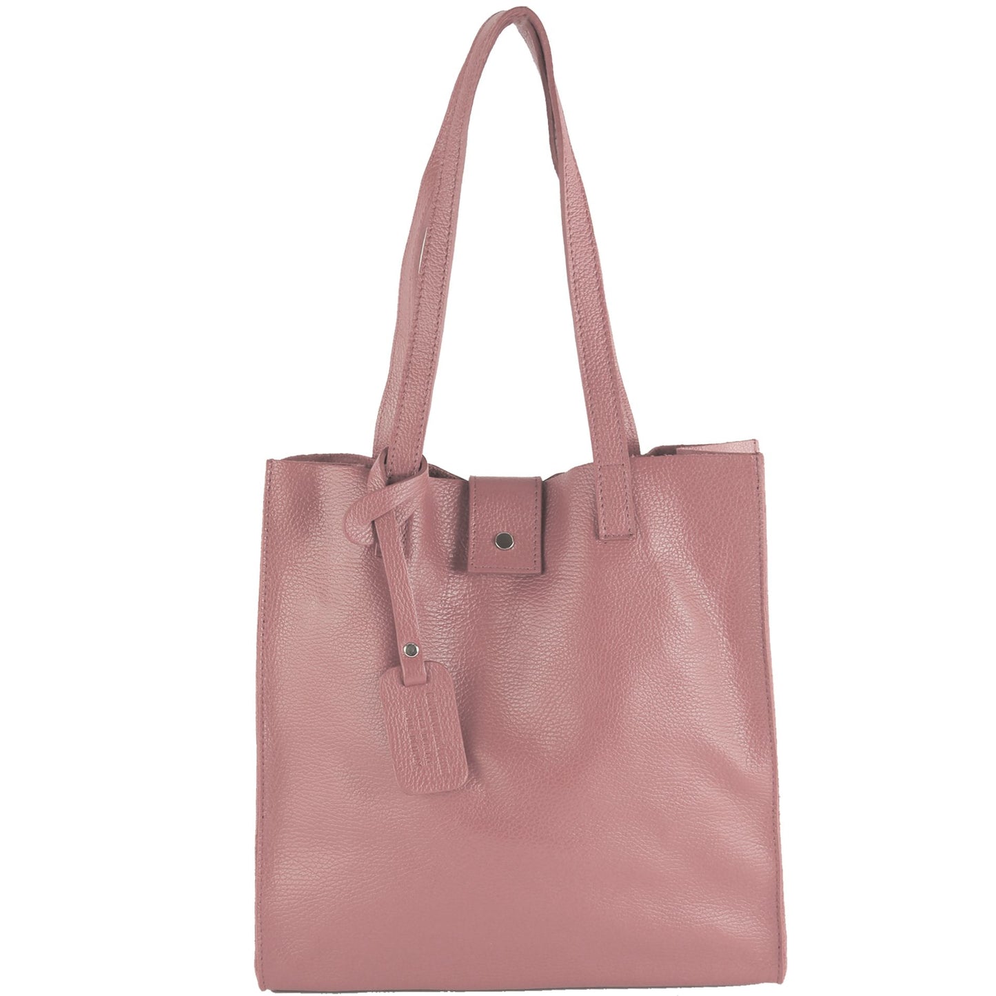 modamoda de - T247 -  Ital. Leder Shopper mit herausnehmbarer Innentasche