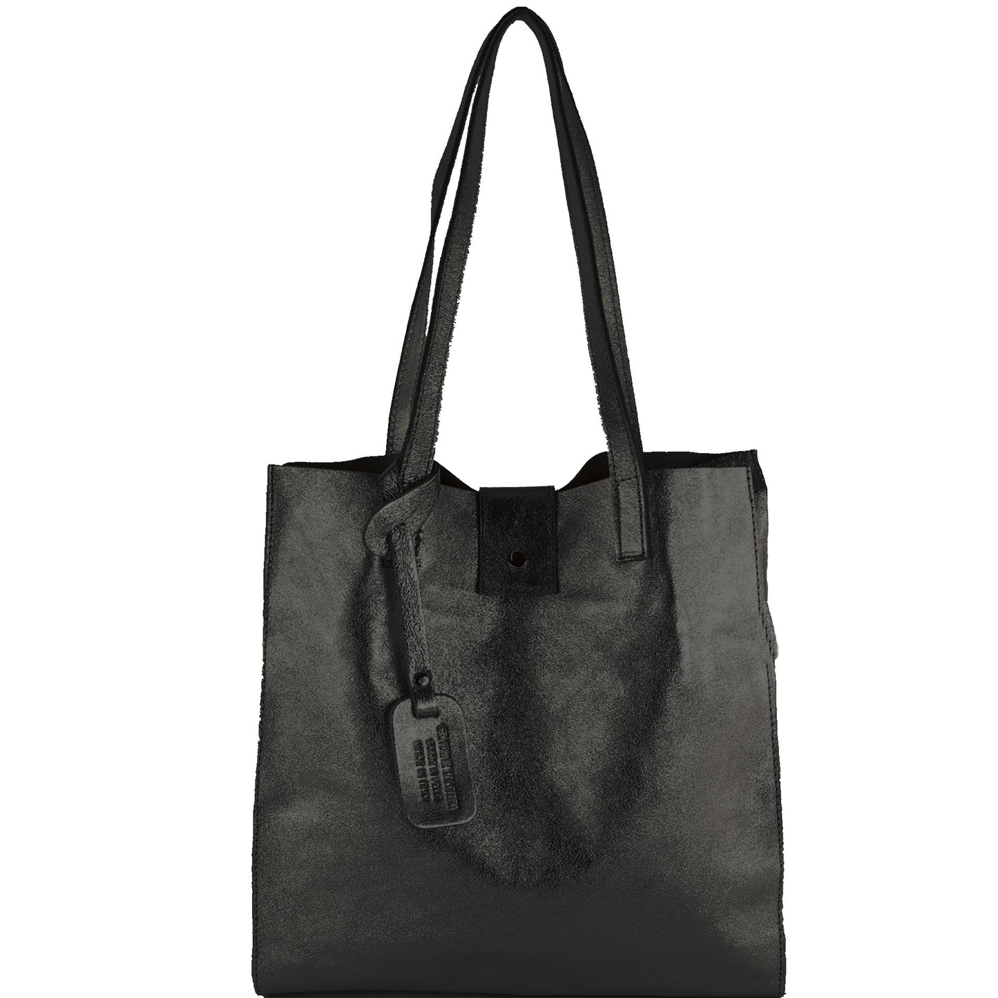 modamoda de - T247 -  Ital. Leder Shopper mit herausnehmbarer Innentasche