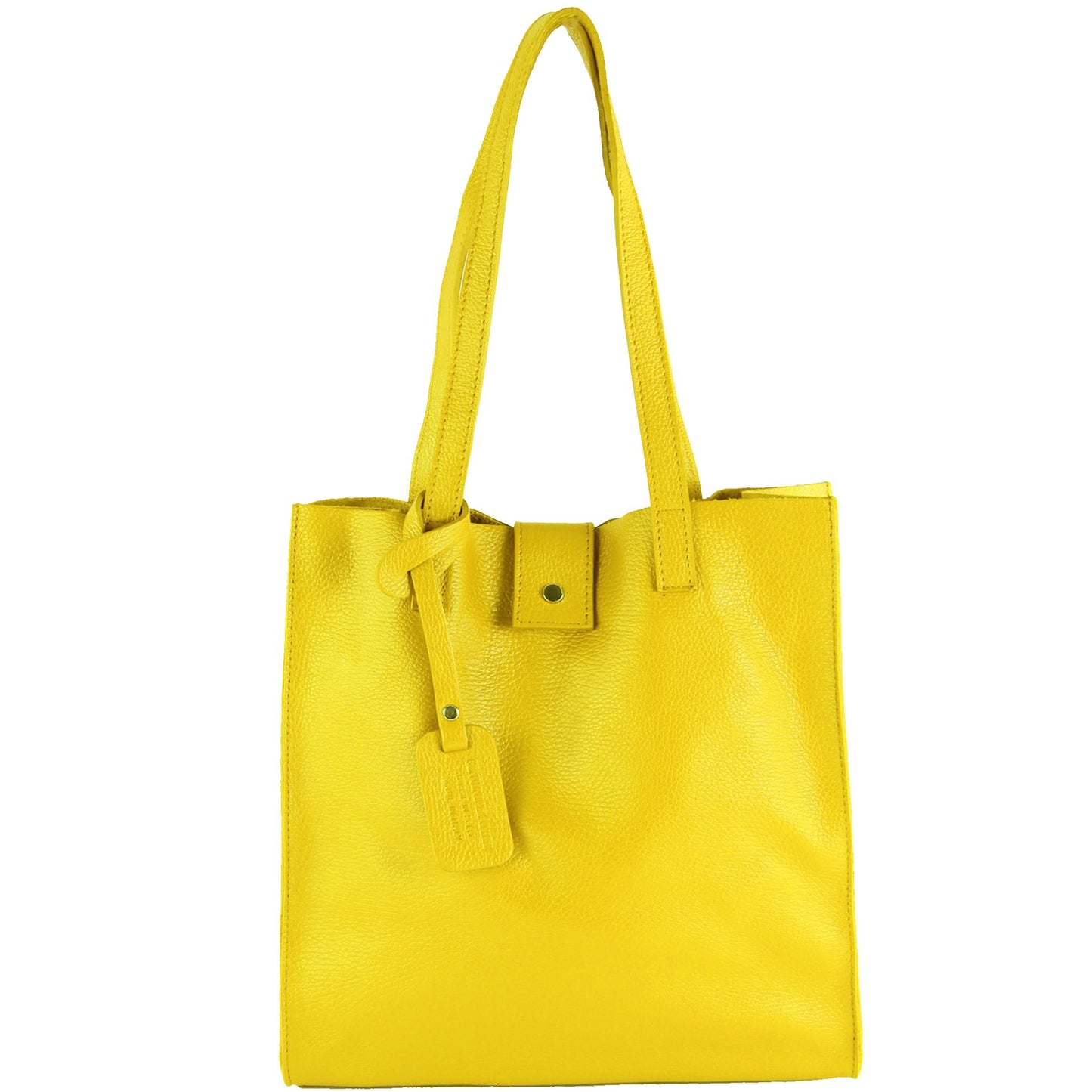 modamoda de - T247 -  Ital. Leder Shopper mit herausnehmbarer Innentasche