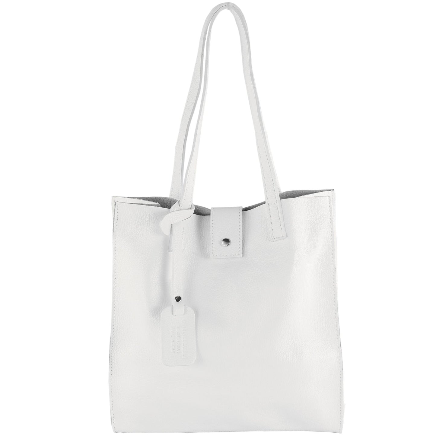 modamoda de - T247 -  Ital. Leder Shopper mit herausnehmbarer Innentasche