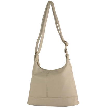 modamoda de T251 Damen Leder Schultertasche Umhängetasche handmade in Italy