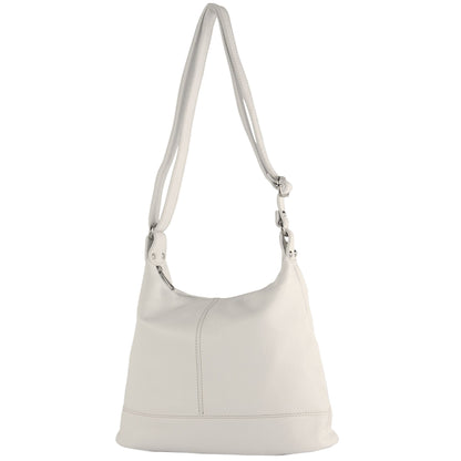 modamoda de T251 Damen Leder Schultertasche Umhängetasche handmade in Italy