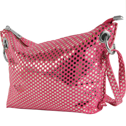 modamoda de - T252 - ital. Umhängetasche Small aus Wildleder