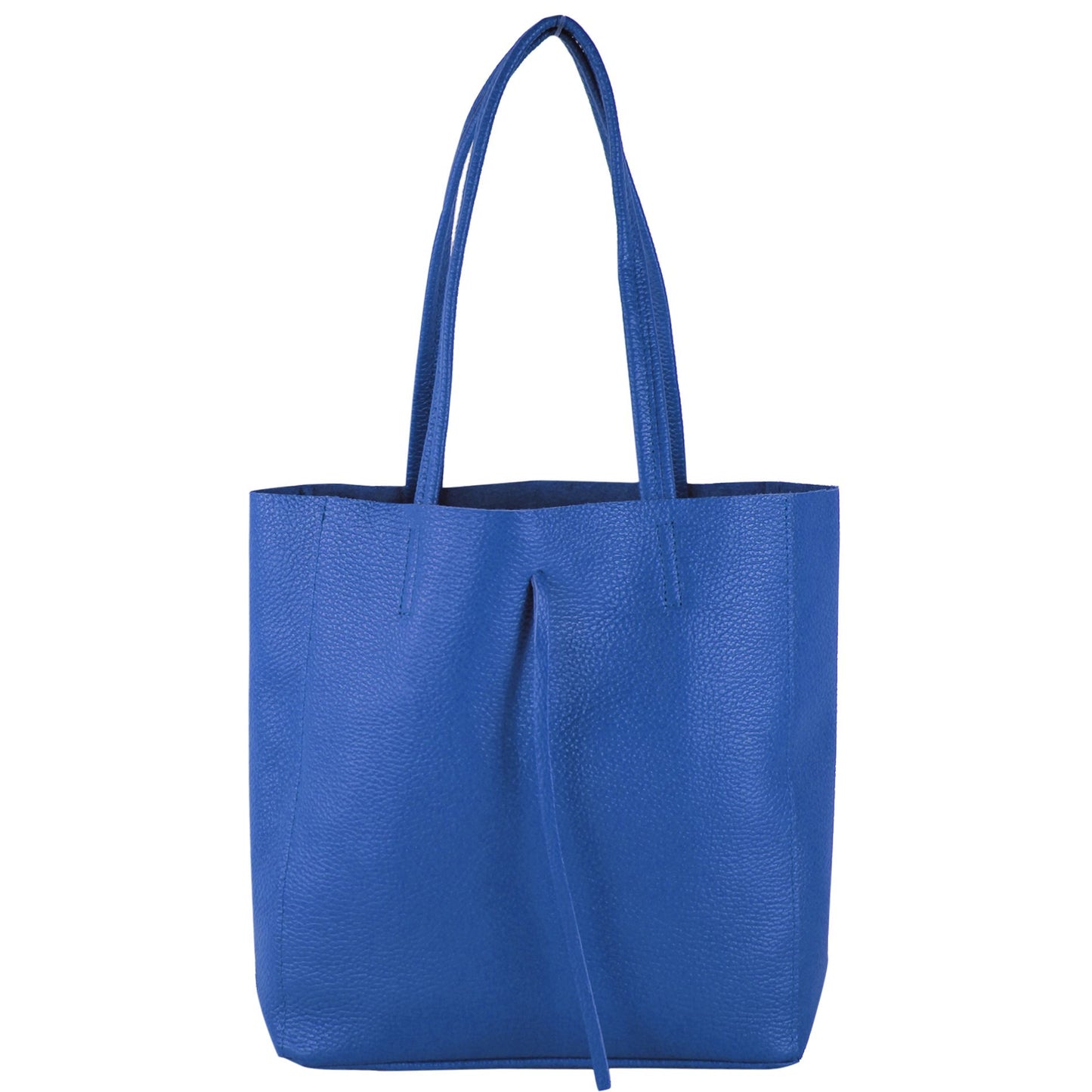 modamoda de - T253 -  Ital. Henkeltasche mit Innentasche aus Leder
