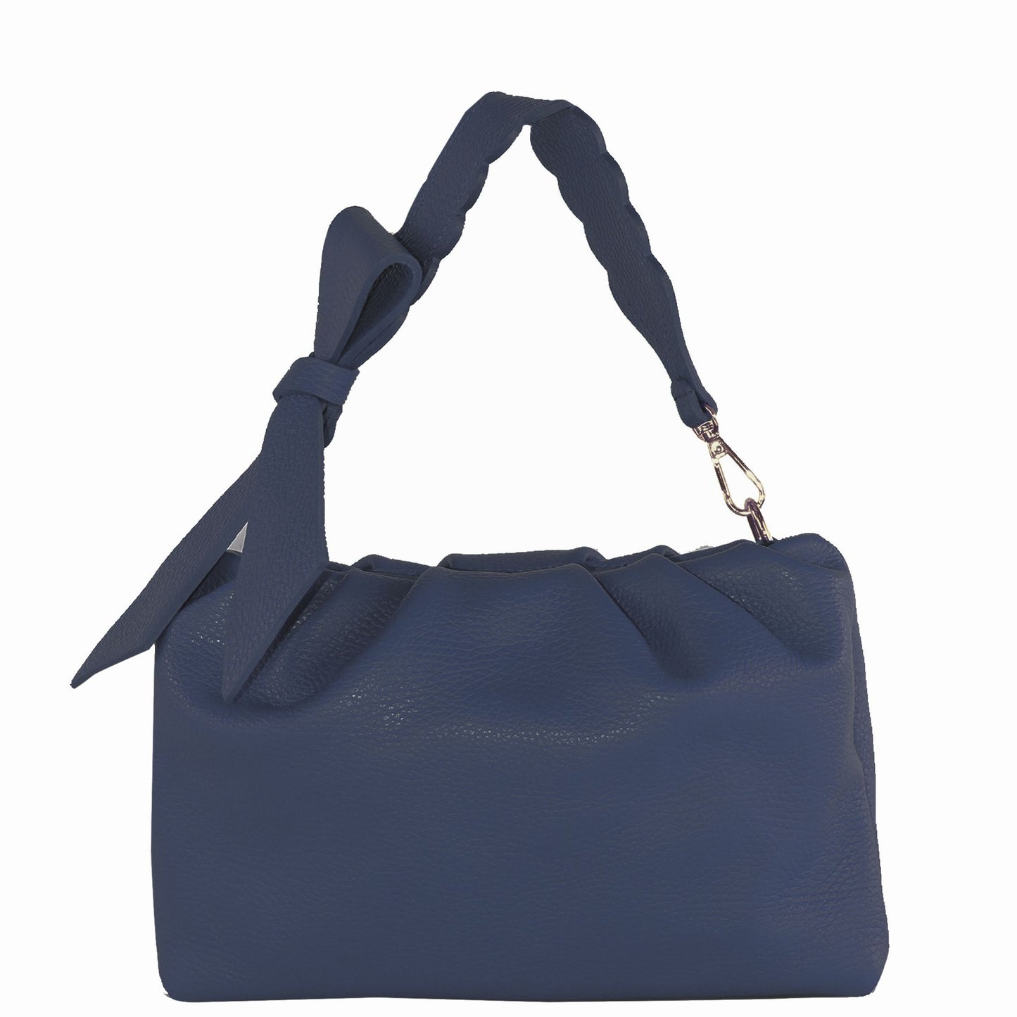 modamoda de - T254 - ital. Damen Henkeltasche Klein aus Leder