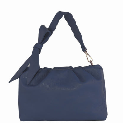modamoda de - T254 - ital. Damen Henkeltasche Klein aus Leder