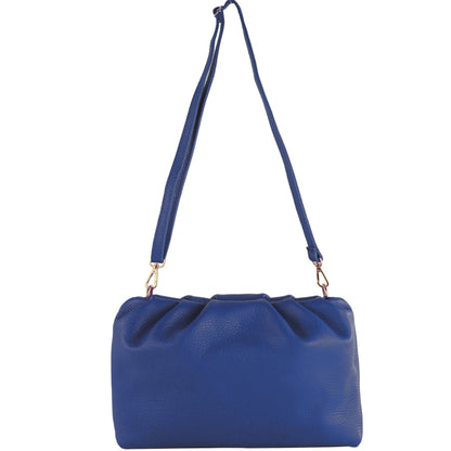 modamoda de - T254 - ital. Damen Henkeltasche Klein aus Leder