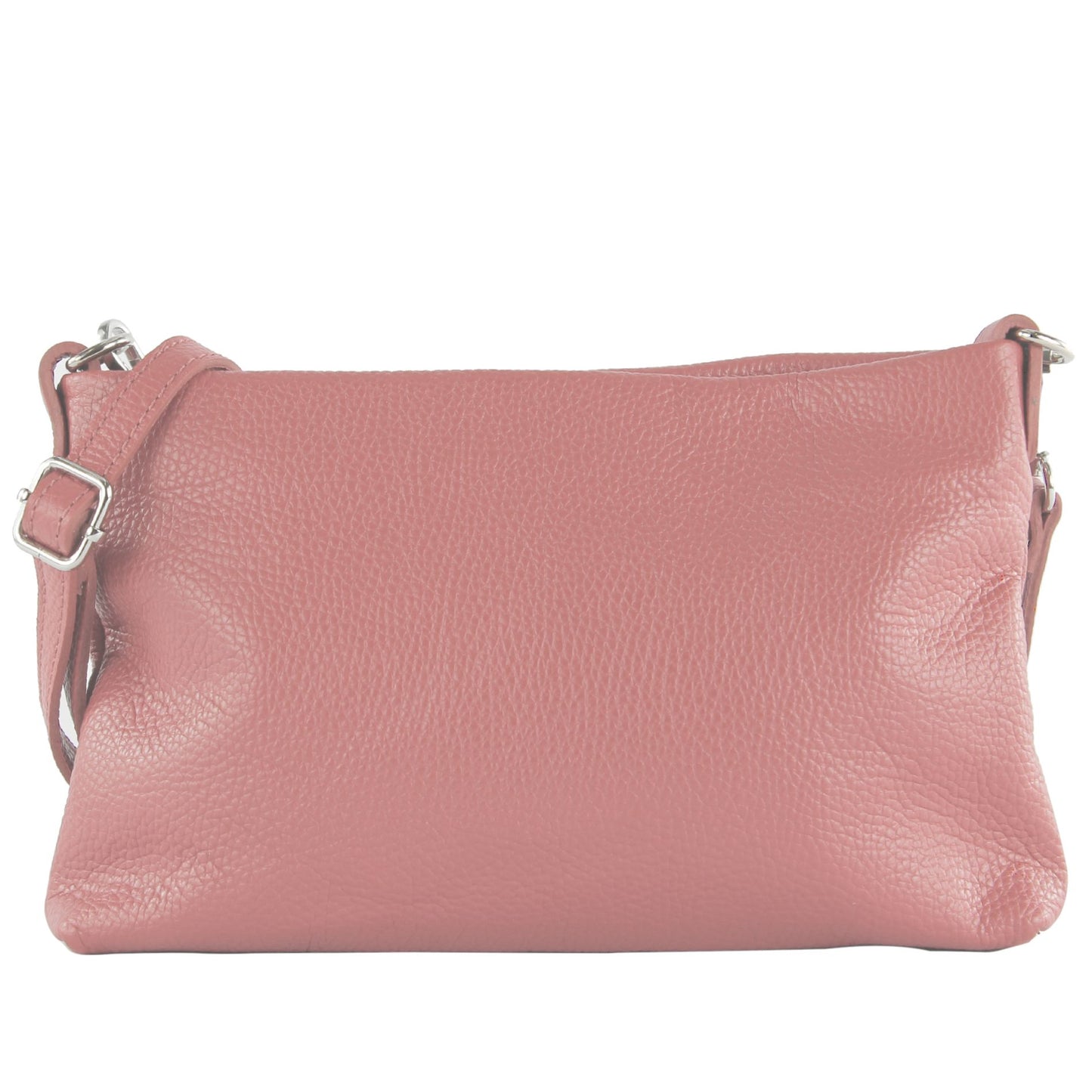 modamoda de T258 Damen Leder Umhängetasche Clutch Kosmetiktasche handmade in Italy