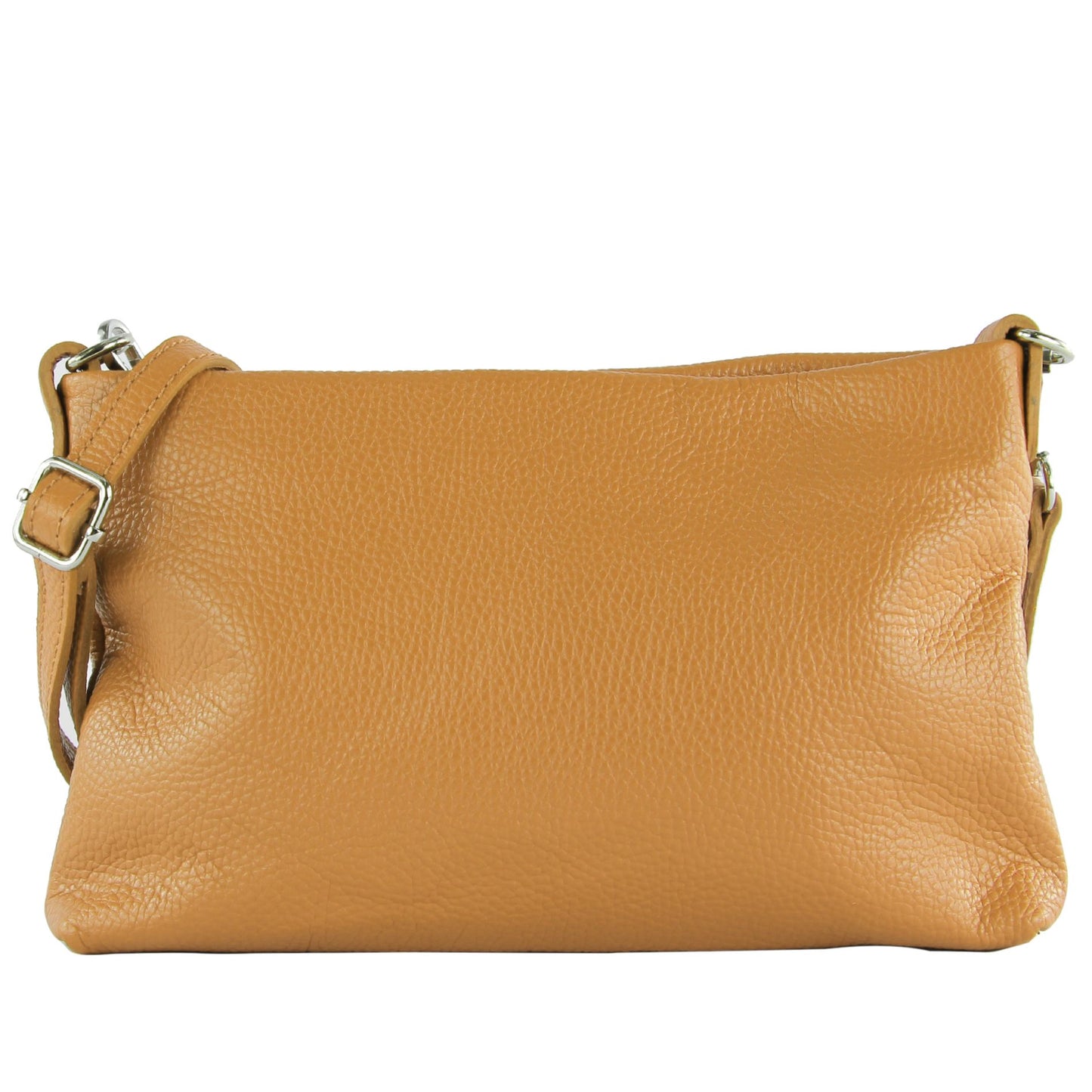 modamoda de T258 Damen Leder Umhängetasche Clutch Kosmetiktasche handmade in Italy