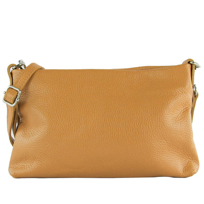 modamoda de T258 Damen Leder Umhängetasche Clutch Kosmetiktasche handmade in Italy