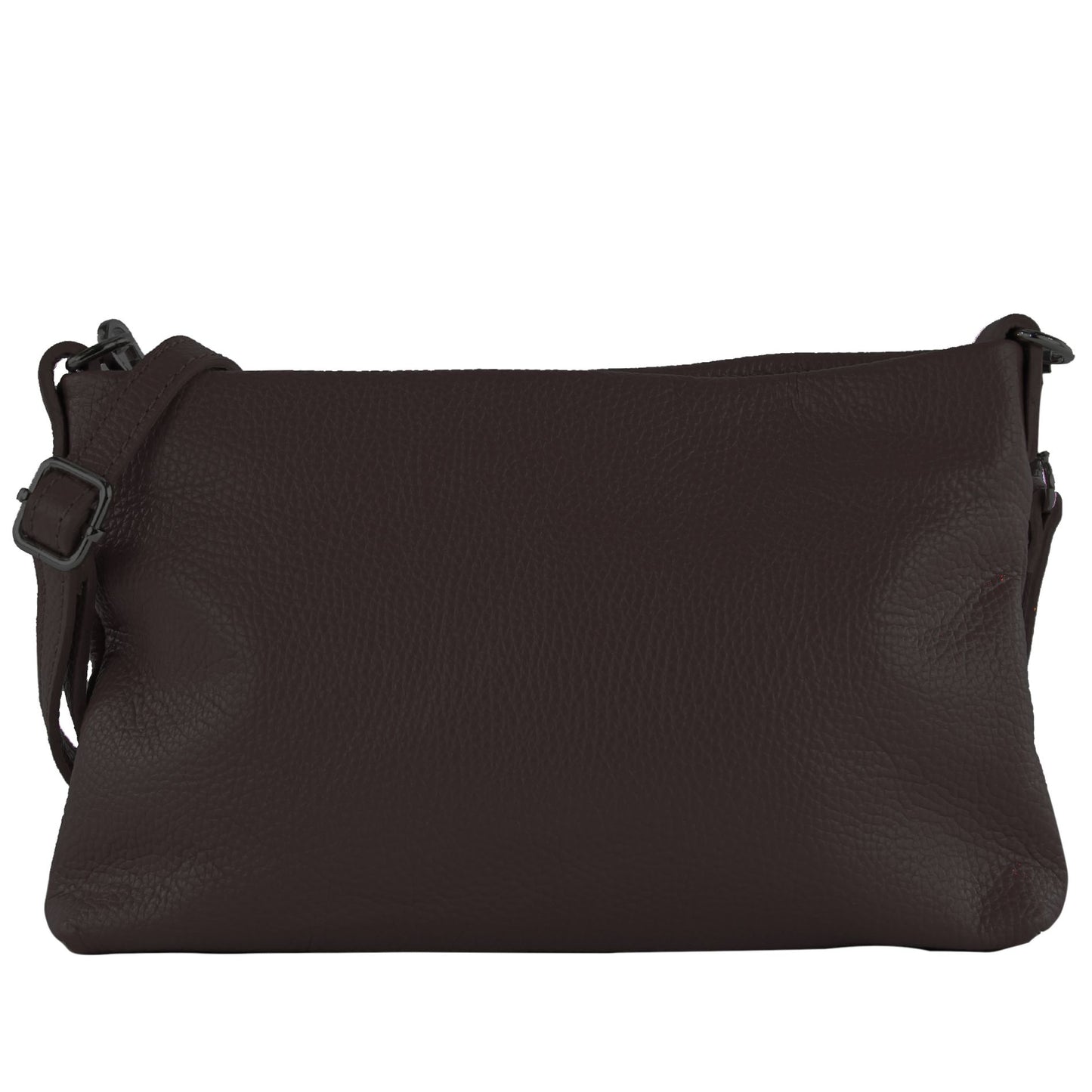 modamoda de T258 Damen Leder Umhängetasche Clutch Kosmetiktasche handmade in Italy