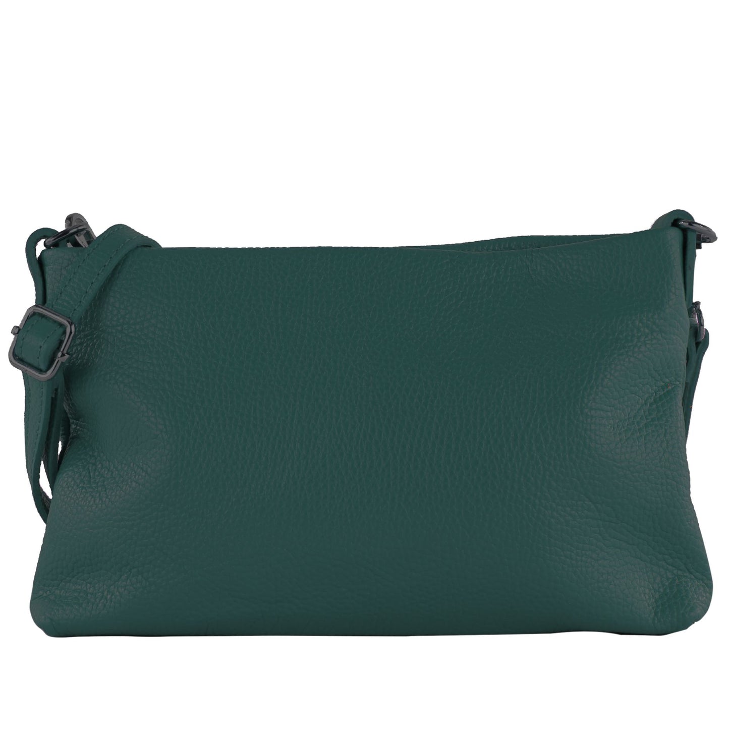 modamoda de T258 Damen Leder Umhängetasche Clutch Kosmetiktasche handmade in Italy