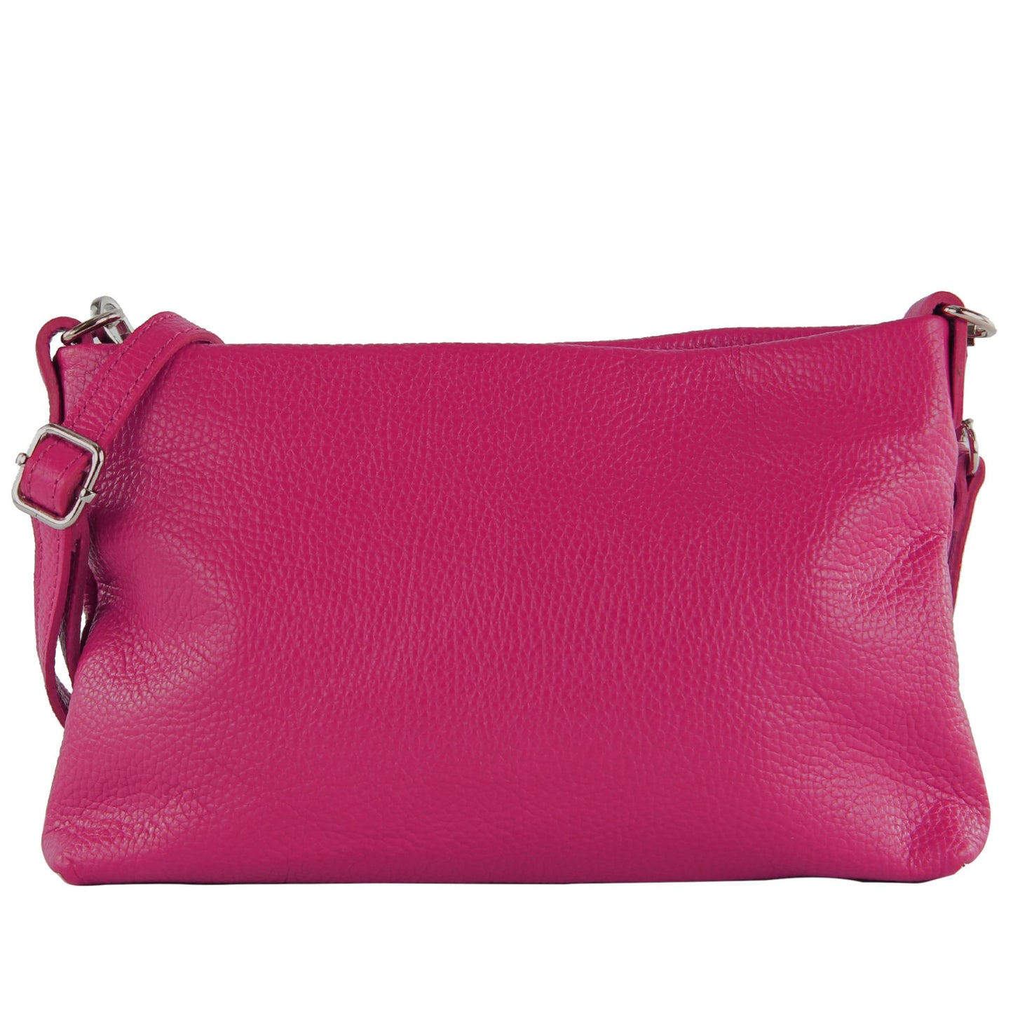 modamoda de T258 Damen Leder Umhängetasche Clutch Kosmetiktasche handmade in Italy