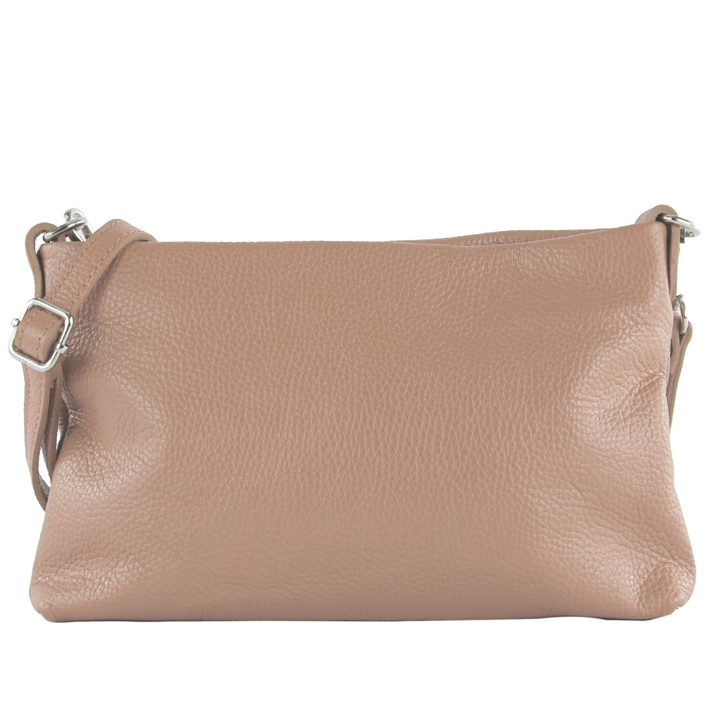 modamoda de T258 Damen Leder Umhängetasche Clutch Kosmetiktasche handmade in Italy