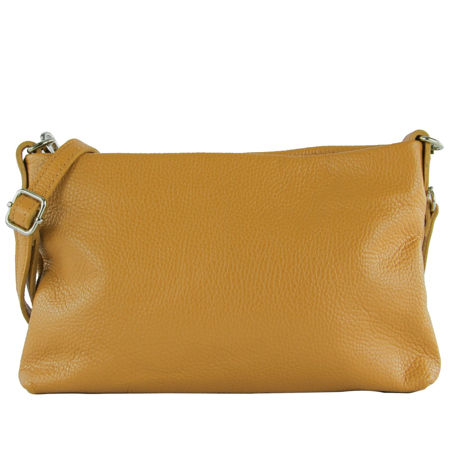 modamoda de T258 Damen Leder Umhängetasche Clutch Kosmetiktasche handmade in Italy