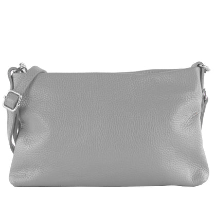 modamoda de T258 Damen Leder Umhängetasche Clutch Kosmetiktasche handmade in Italy