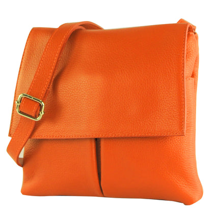 modamoda de T63LEDER Damen Leder Umhängetasche Schultertasche handmade in Italy