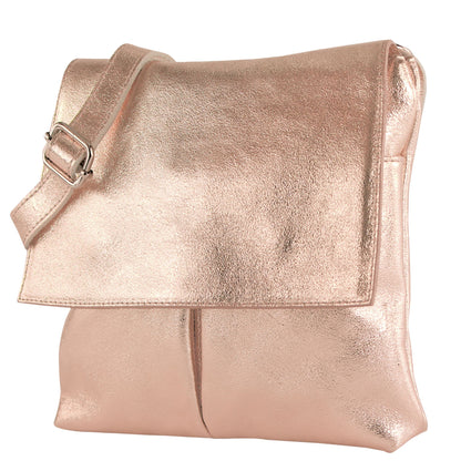 modamoda de T63LEDER Damen Leder Umhängetasche Schultertasche handmade in Italy