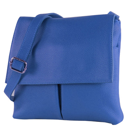 modamoda de T63LEDER Damen Leder Umhängetasche Schultertasche handmade in Italy