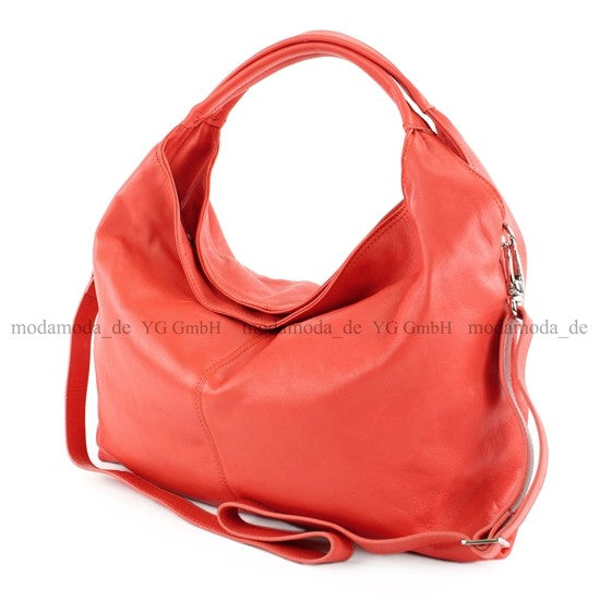 modamoda de -  DS26 - ital Damenhandtasche aus Nappaleder