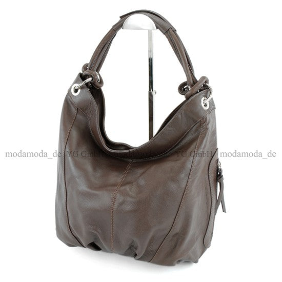 modamoda de -  Z18 - ital Damenhandtasche aus Leder/Nappaleder