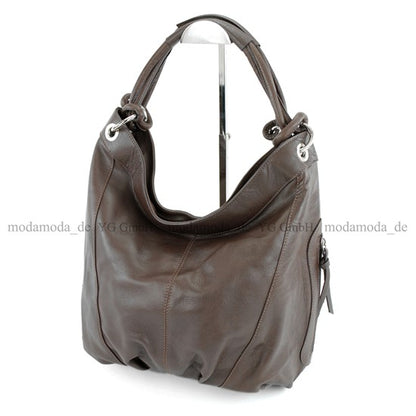 modamoda de -  Z18 - ital Damenhandtasche aus Leder/Nappaleder