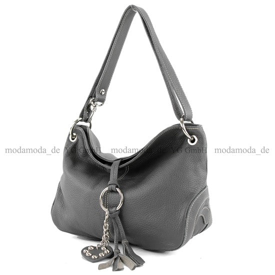 modamoda de - T10 -  ital. Leder Schultertasche Umhängetasche