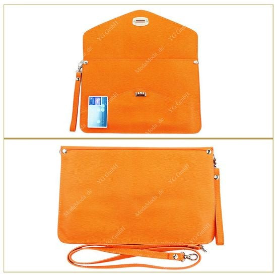 modamoda de - T14 -  ital Clutch Echt Leder Damen