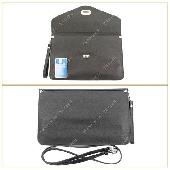 modamoda de - T14 -  ital Clutch Echt Leder Damen