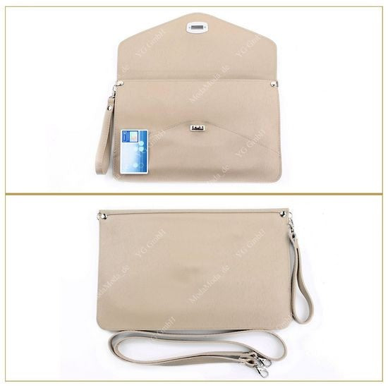 modamoda de - T14 -  ital Clutch Echt Leder Damen