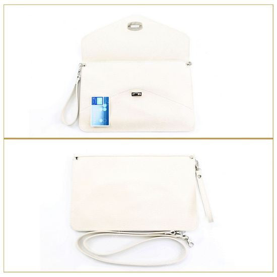 modamoda de - T14 -  ital Clutch Echt Leder Damen