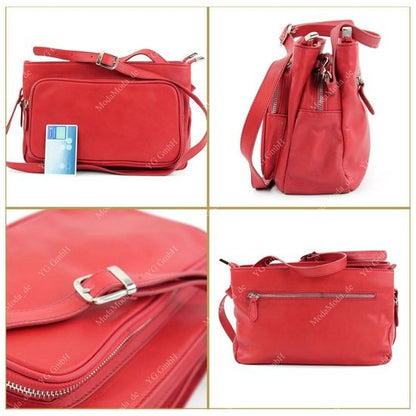 modamoda de T22 Damen Nappaleder Umhängetasche Schultertasche handmade in Italy