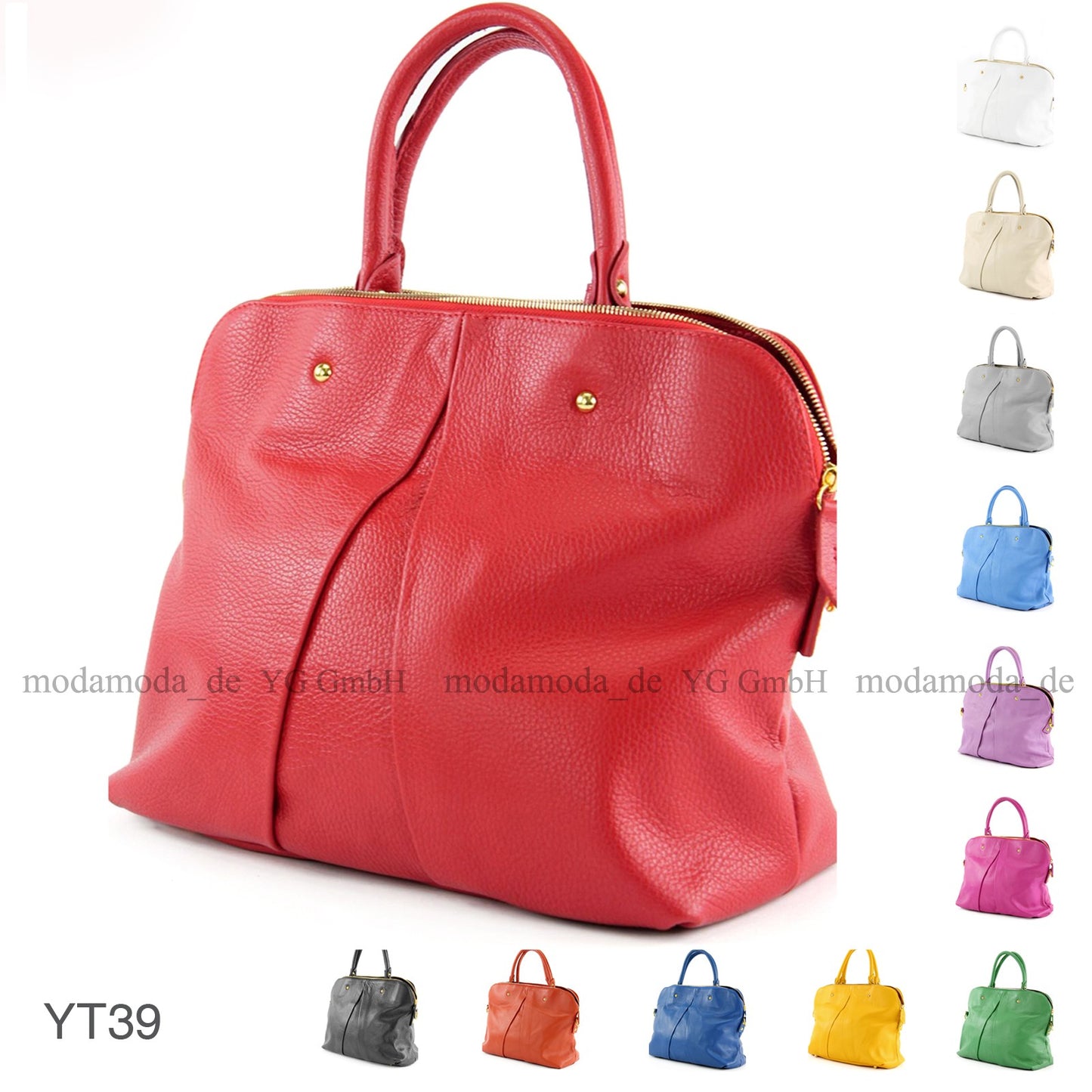 modamoda de -  T39 - ital Handtasche aus Echt Leder