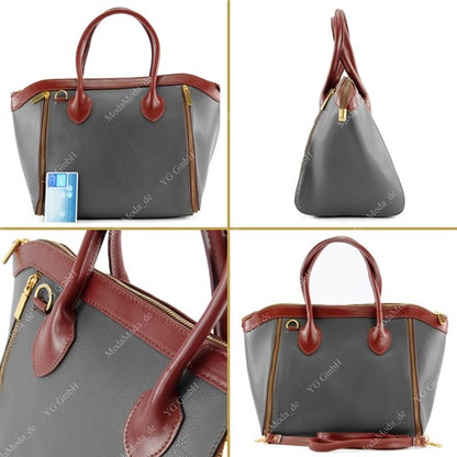 modamoda de - T43 - ital Handtasche aus Echt Leder