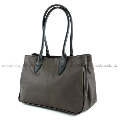 modamoda de - T51 -  ital Handtasche aus Leder Nappaleder