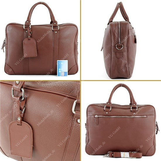modamoda de - T72 -  ital Schulter-/Handtasche aus Leder
