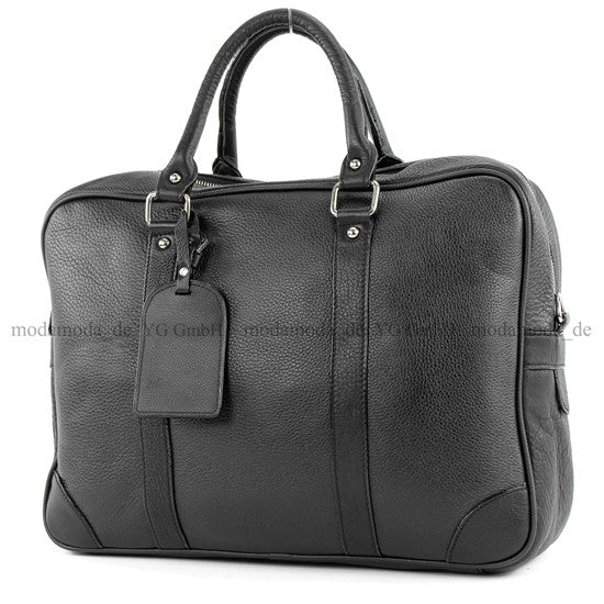 modamoda de - T72 -  ital Schulter-/Handtasche aus Leder